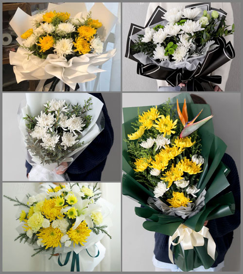 广东梅州市丰顺县北斗镇拾荷村白事花束代送